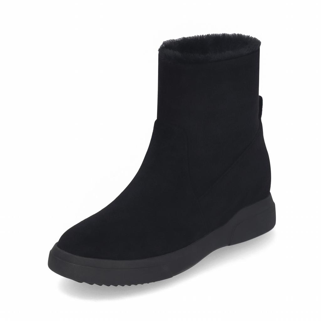 Elcanto Maz Women'S Height-Increasing Fur Casual Boots 3.5Cm Lcwa26M34V
