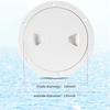 6 Inch Marine Boat Access Hatch Cover Twist Screw Out Deck Plate ABS Round Inspection Hatch For Boat Hatch
