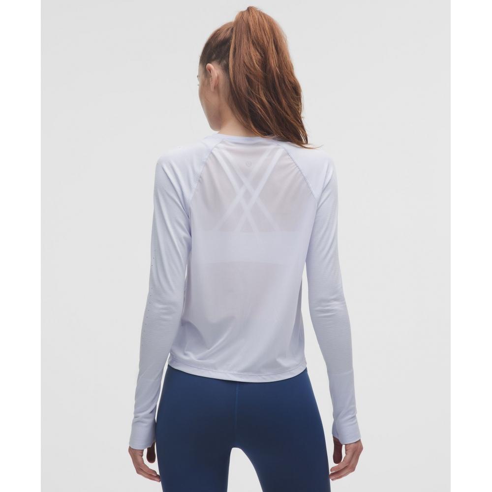 Lululemon Swiftly Mesh-Rücken Langarmshirt Serene Blue Serene Blue