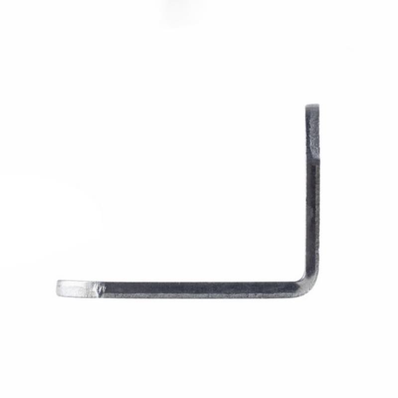 10Pcs Metal Corner Braces Brackets Right Angle L Shape Brace Bracket Black