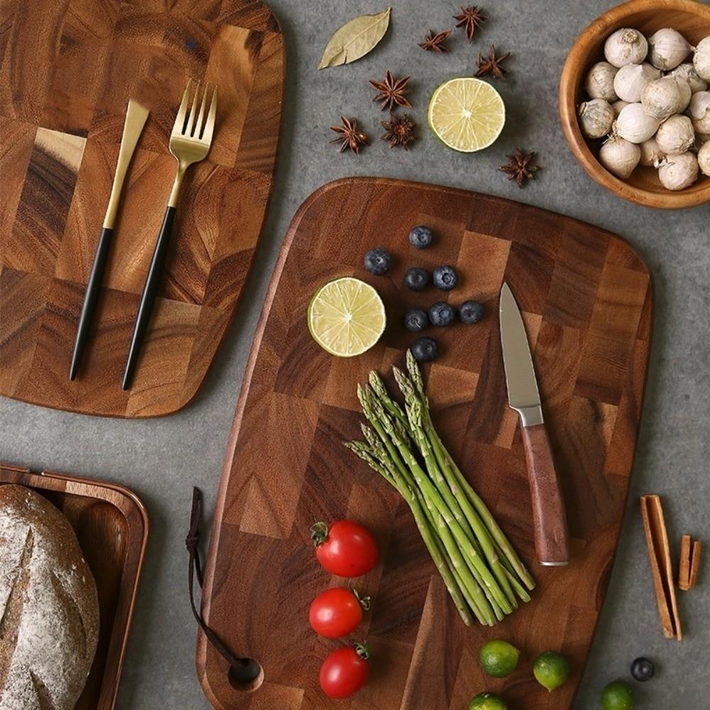 Solid Wood Cutting Board Double-sided Anti-mold Cutting Board Mats Kitchen Tools Damp-proof Wooden Chopping Board Household