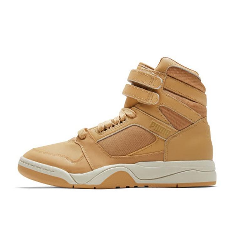 PUMA PALACE GUARD MID COURTSIDE Brown White Men s 370069-02 EU 35.5