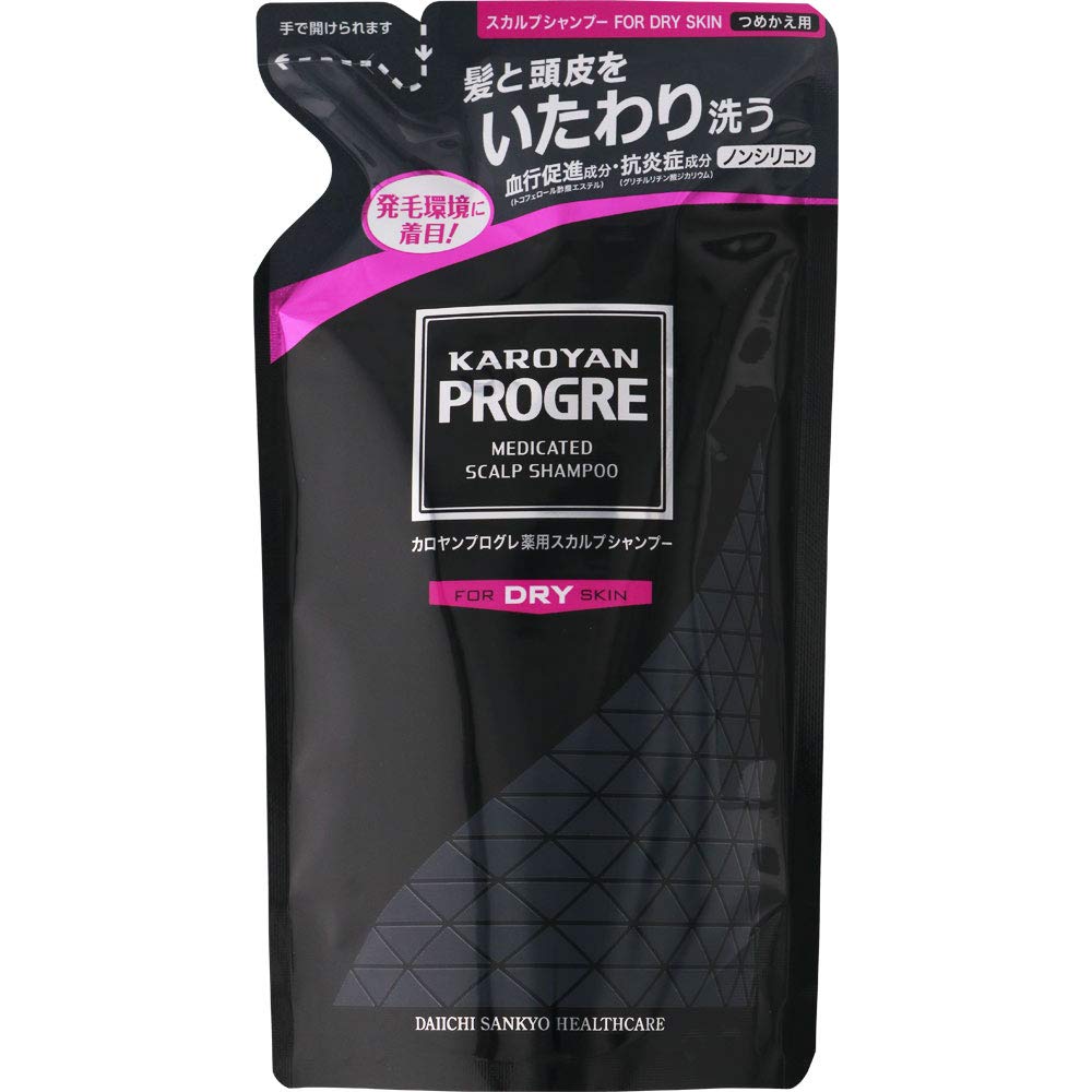 

Daiichi Sankyo Healthcare Caloyan Progress Medicated Scalp Shampoo DRY 240mL [Quasi-drug]