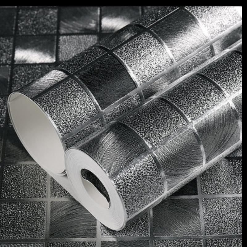 Role de tapet mozaic neadeziv pentru decorarea pereților, cu sclipici, oglindă, strălucire, reflexie a luminii, auriu, argintiu, autocolante de perete