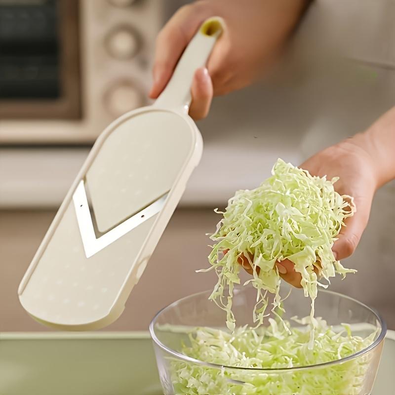 1PC Cabbage Slicer  Chopper Durable Plastic Kitchen Tool With Container For Vegetables Salad Carrot Cucumber Home Cooking Slicer