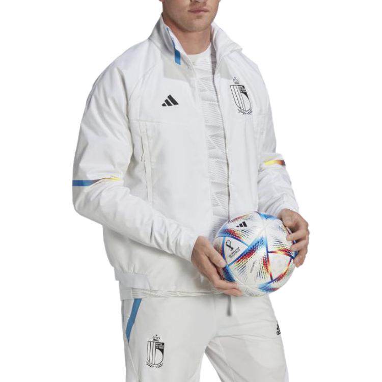 adidas Jackets Men's White Stand Collar Moderate Other IC1567