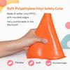 10Pcs Pe Agility Cones 18Cm Training Cones Football/Basketball Training Marker Cone Training Equipment Gear