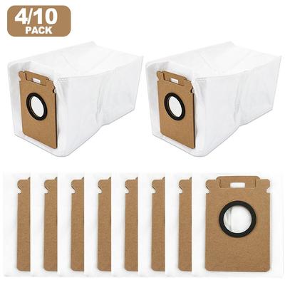 For Roborock H50 Ultra H60 Hub Pro Sweeper Dust Bags with Tear Resistant Design