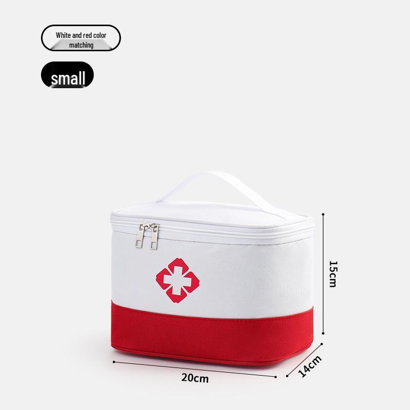 Portable Large-Capacity Medicine Bag: Outdoor Foldable Drug Storage & Travel First Aid Kit