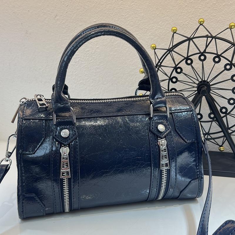 Francouzská Crossbody taška přes rameno Všestranná dámská polštářová taška Boston Velká kapacita Taška s hroty z vrbového proutí