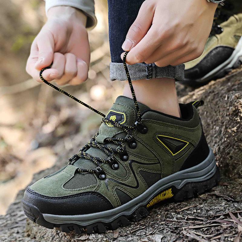 Men's Hiking Shoes Waterproof Sports Shoes Large Size 39-47 Men's Boots Outdoor Hiking Shoes