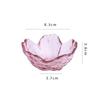 Exquisite Gold Inlay Glass Sakura Disc Nordic Style Japanese Sauce Bowl Small Flower Candle Holder Wedding Table