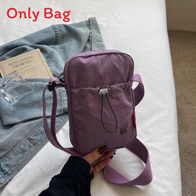 Mini Crossbody Bag For Women With Nylon Material And Zipper Closure For Daily Use