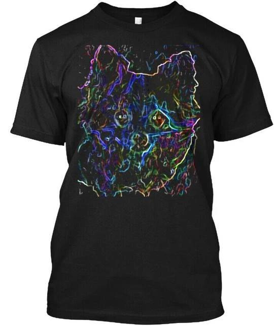 Artsy Long Hair Chihuahua Tee T shirt Made in the USA Size S to 5XL S