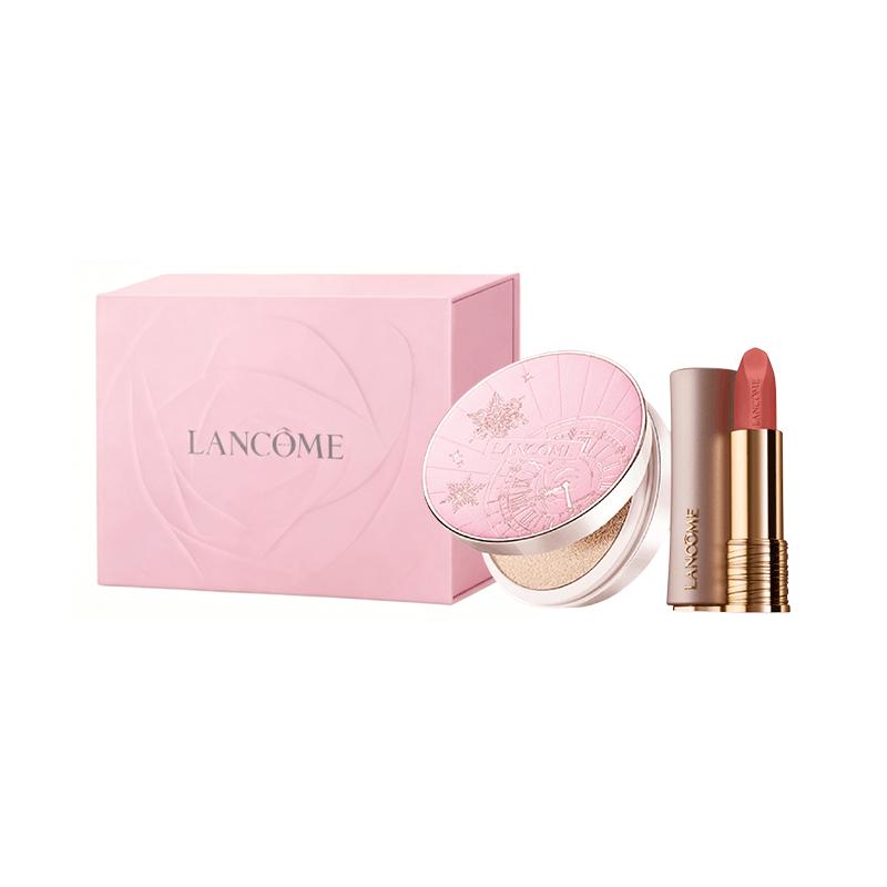 Lancôme Розовый Водный Кушон Jing Pure Мягкая Туманная Основа Макияж Набор Свежий Дышащий Цвет розовый