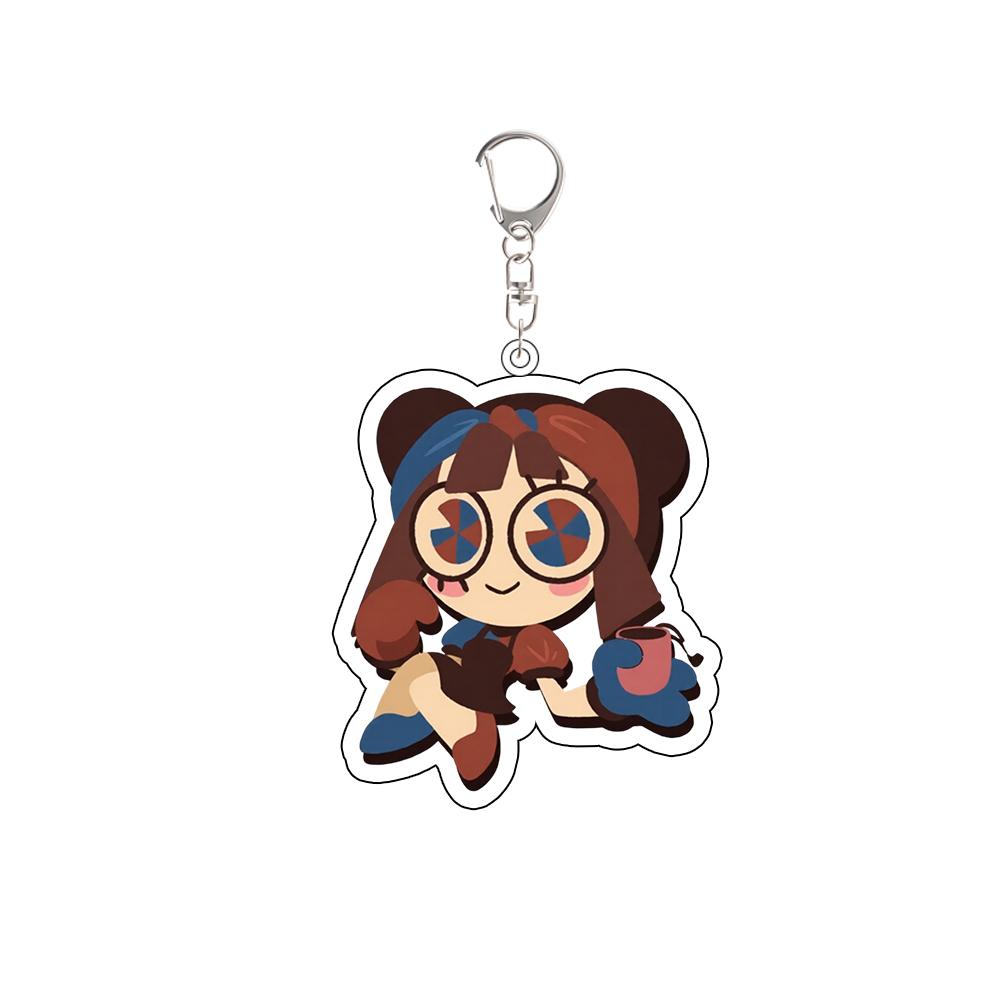 

For TADC Pomni Jax Caine Kinger Zooble Gangle Ragatha Anime Peripheral Acrylic KeyChain Creativity Backpack Accessories Gift