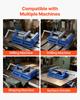 VEVOR Drill Press Vise, 4 Inch Jaw Width, Portable Bench Vise, Slotted Base for Easy Installation, Durable Cast Iron Construction, Workbench Vice