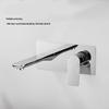 Huiniz Chrome Concealed Bathroom Basin Faucet
