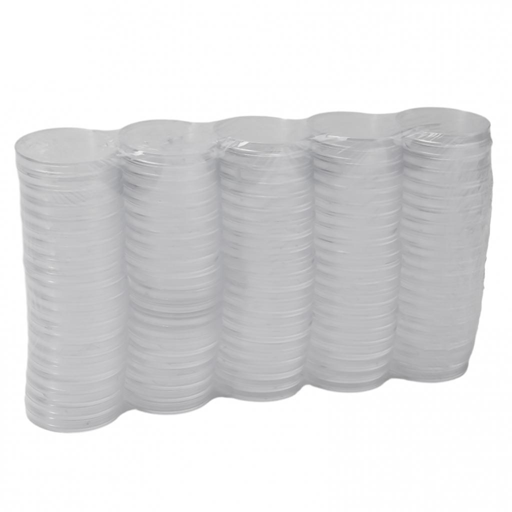 39mm Coin Capsules Coin Collection Rimless Transparent