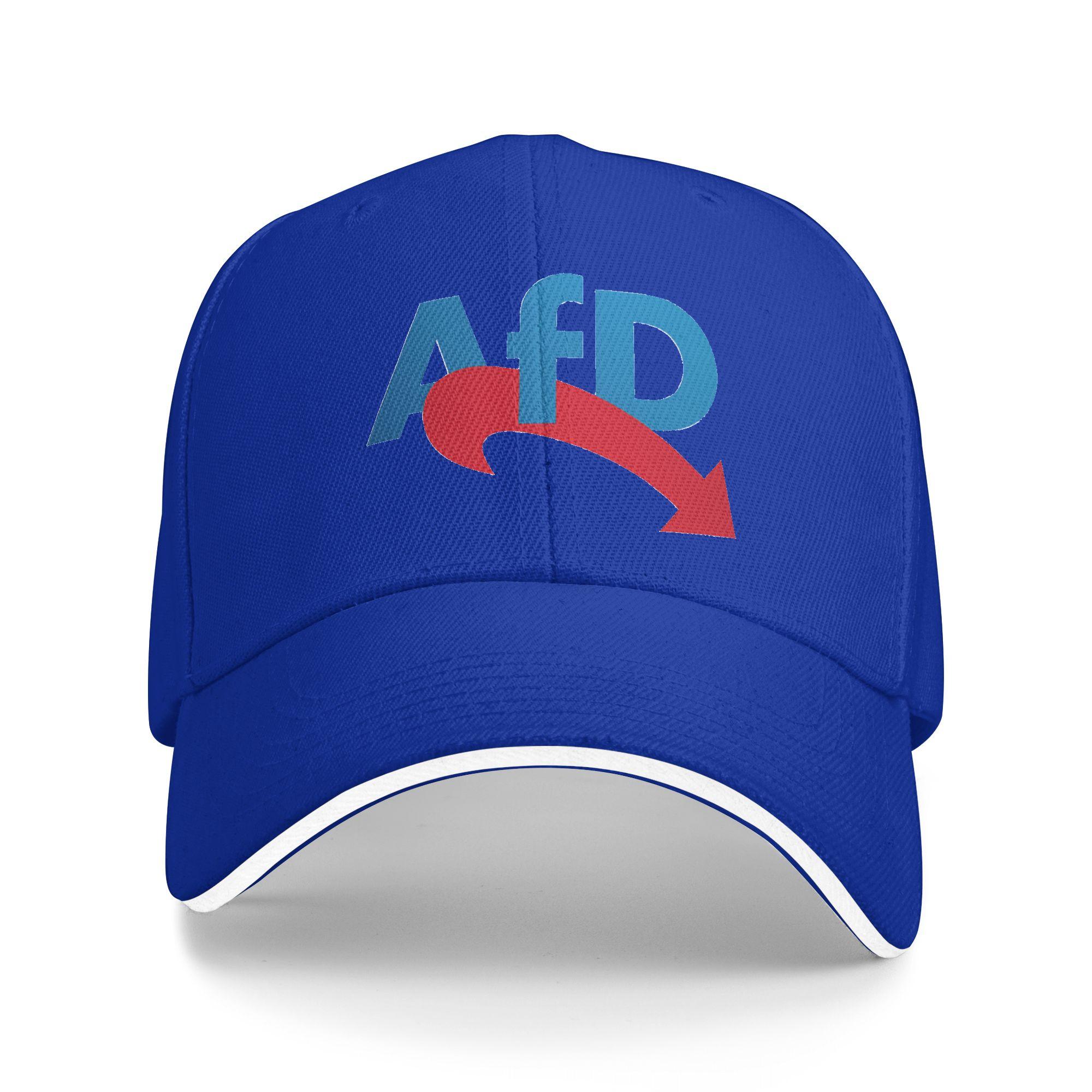 

German AFD Alternative for German Baseball Cap y2k Cute Trucker Hat Summer Unisex-Teens Hiking Fishing Snapback Cap One Size синій