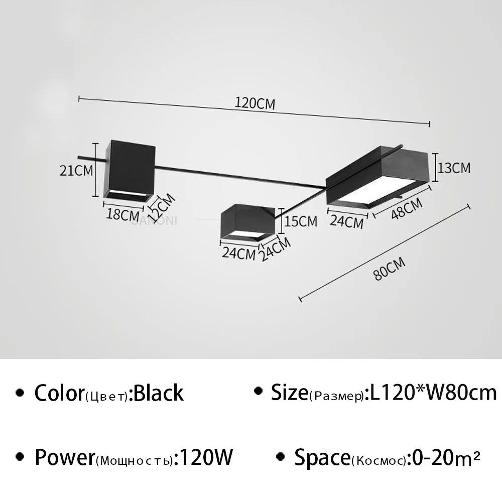 Nordic Modern LED Ceiling Light For Living Dining Room Bedroom Home Decor  Minimalist Indoor Lighting Fixture Chandeliers Luster