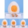 Cute Boiled Egg Plush Toy Egg Family Dolls For Fun And Comfort