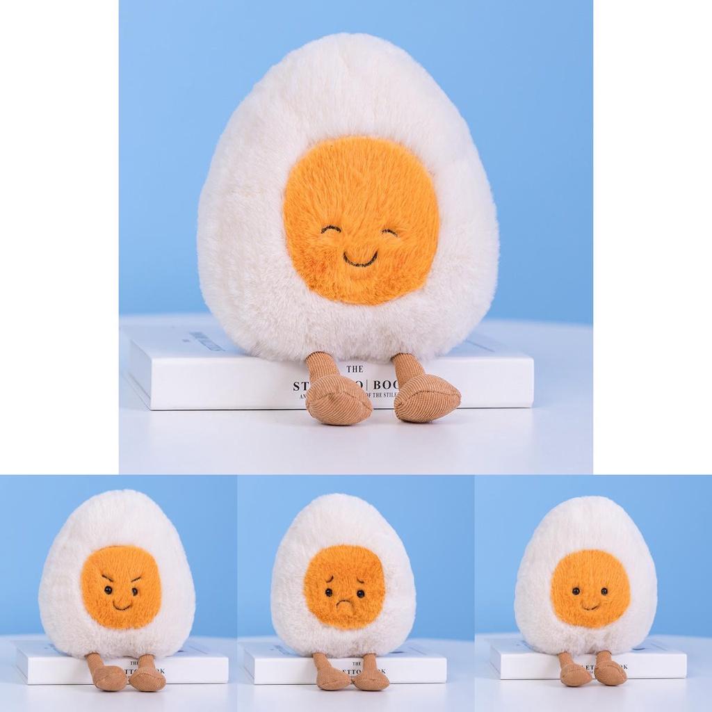 Cute Boiled Egg Plush Toy Egg Family Dolls For Fun And Comfort