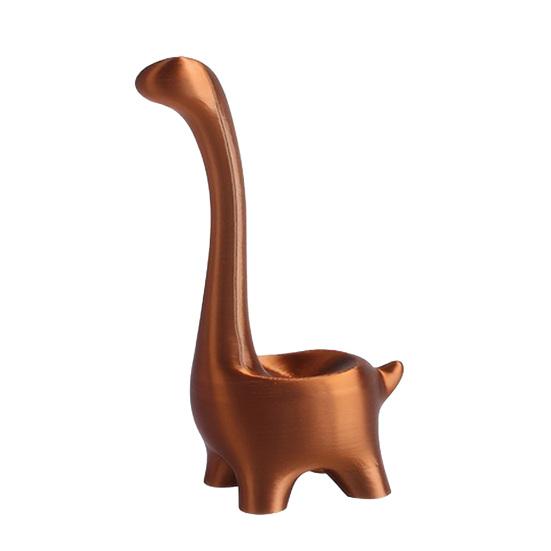 

Dinosaur Jewelry Ring Holder 3D Printed Cute Dinosaur Engagement Wedding Ring Stand Desktop Accessory Organizer Bridal Shower Gift for Women золотистый