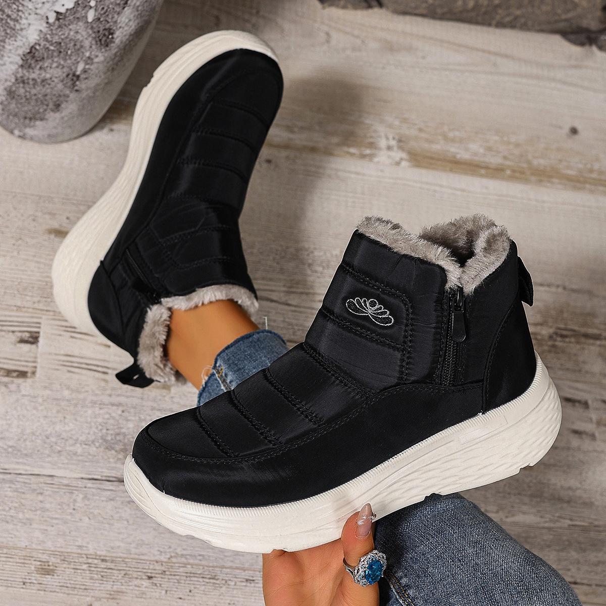Women Boots Winter Snow Boots Shoes Ankle Boots Non-slip Flat Boots 37 2870₽