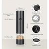 Salt Pepper Grinder USB Rechargeable Electric Adjustable Coarseness Auto Spice Grinders Ground Pepper Powder Peppercorn Sea Salt