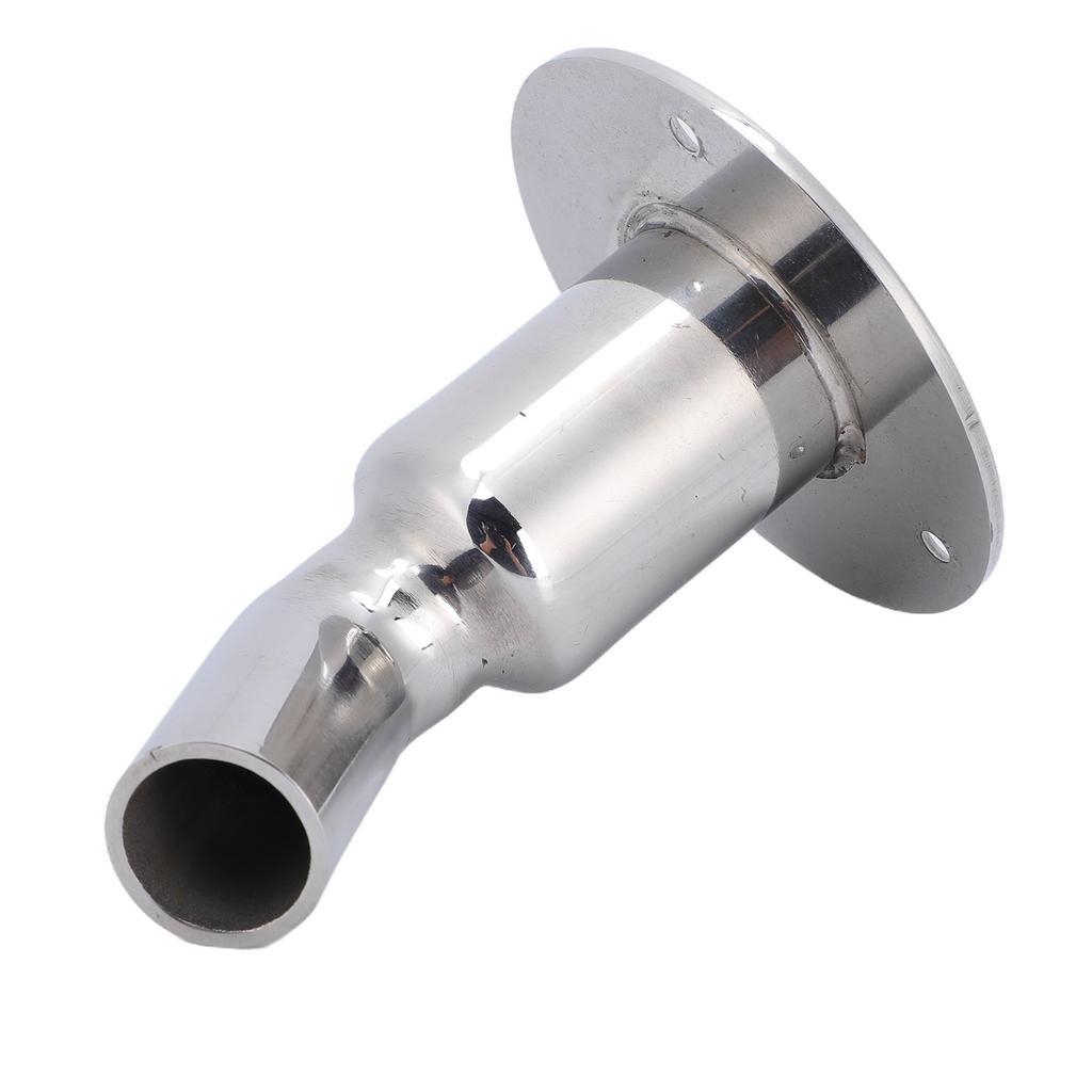 Thru Hull Tube Fitting Bend 316 Stainless Steel Derv Heater Pipe Thru Wall Fitting for 24mm Tubes