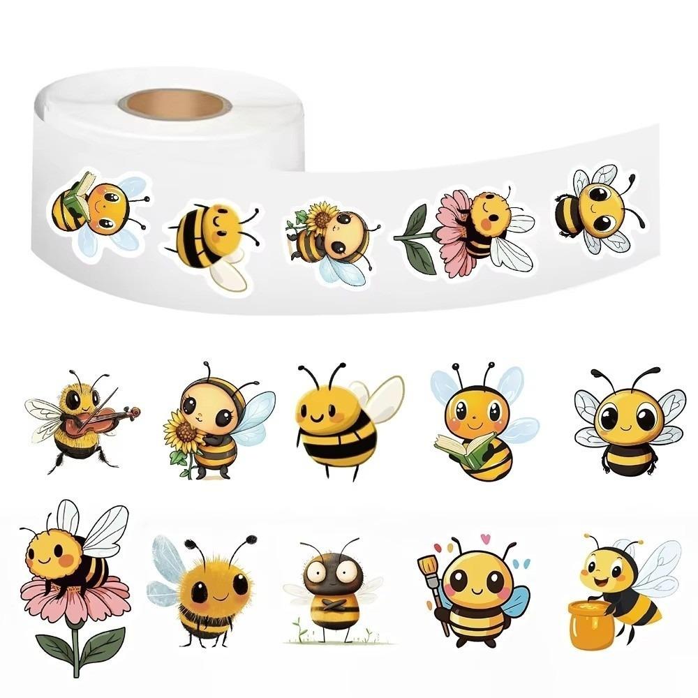 DIY Bee Stickers Waterproof Decoration Sticker Guitar Sticker Decor for Water Cup Computer