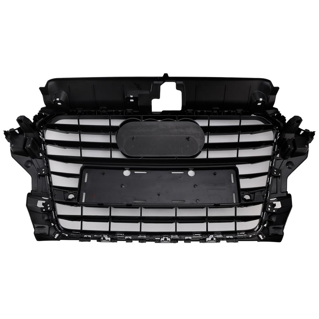 Front Bumper Grille Grill 8V3853651 Fit A3 S3 2013-2016 Chrome