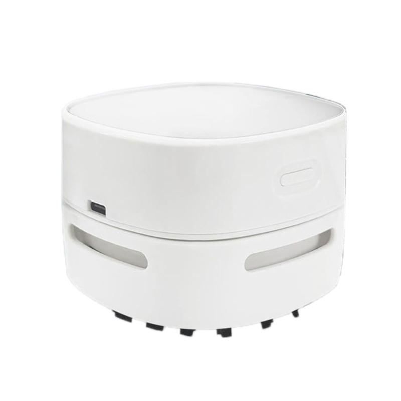 

Ручной компьютерный пылесборник Мини настольный пылесос для дома офиса Чистка клавиатур Воздуходувка для пыли Подметальная машина белый