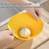 Vegetable Strainer Silicone Foldable Drainer Vegetable Wash Basket Fruit Cleaner Bowl For Salad Pasta Noodle Food Prep Garlic