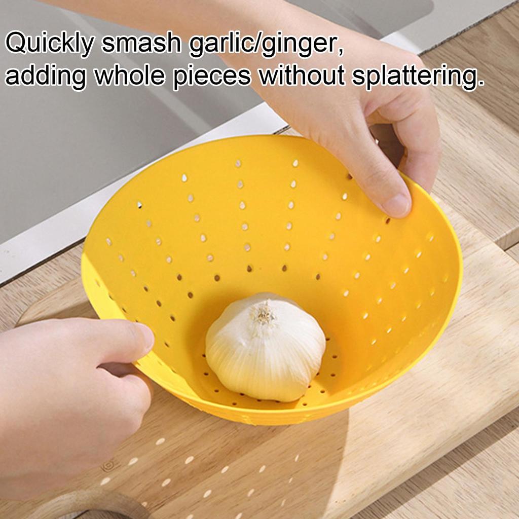 Vegetable Strainer Silicone Foldable Drainer Vegetable Wash Basket Fruit Cleaner Bowl For Salad Pasta Noodle Food Prep Garlic