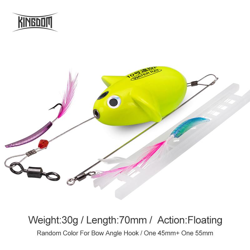

Приманка для рыбалки Kingdom Тонущие плавающие приманки 70 мм 90 мм Высокая плотность ABS-пена Форма мыши Балансировка Дальний заброс Искусственный угол наклона крючка Приманки 30g