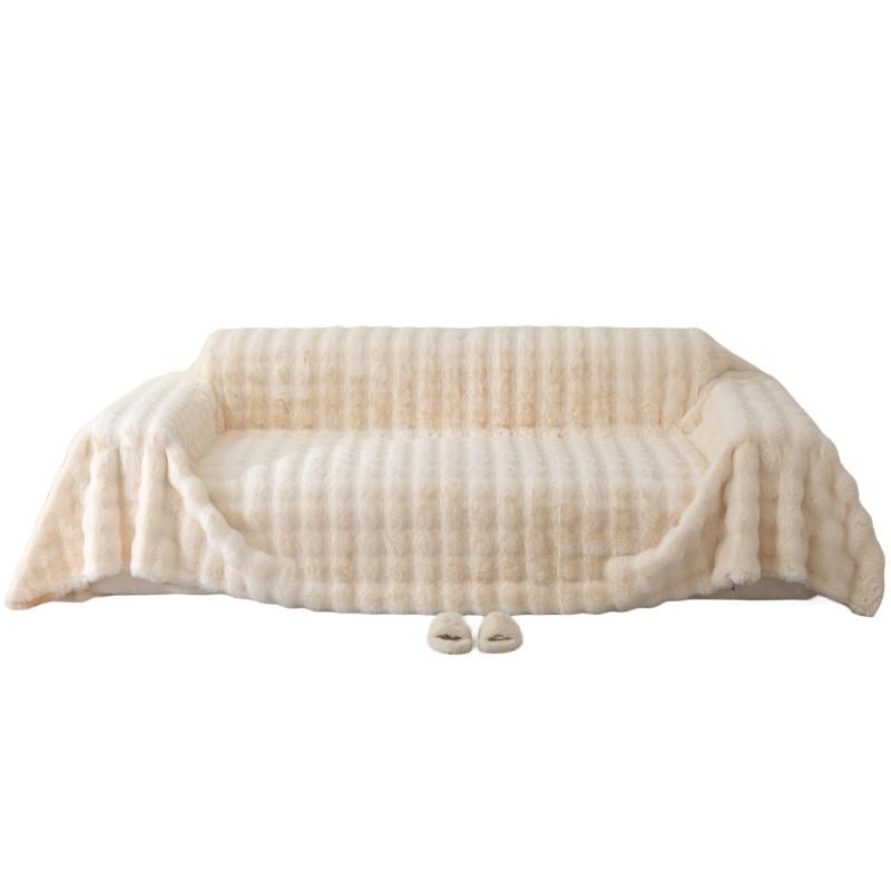 Sofabezug aus Bubble-Plüsch, für Haustiere, Hunde, Kindermatte, rutschfeste Couch-Schonbezug, Schutzbezug, universelles Sofa-Handtuch für Wohnzimmer-Dekor