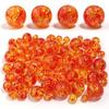 5-30pcs/Lot 8-20mm Imitation Amber Color Acrylic Beads Round Loose Spacers Beads for DIY Jewelry Making Bracelets Pendant