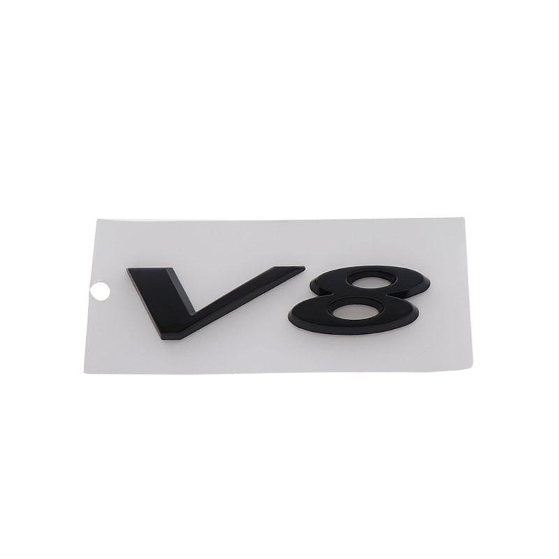 3D Premium ABS 3.0 5.0 V6 V8 car Fender trunk Rear Bonnet Decal Emblem Badge Sticker