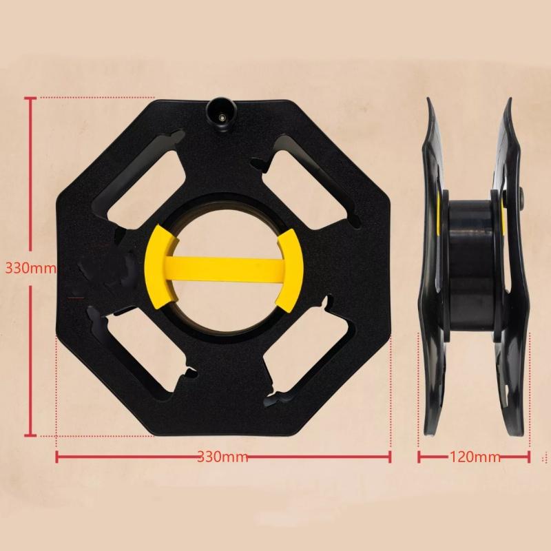 Outdoor Cable Tidy Reel 25M Storage Reel Wire Extension Tidy Frame Roll Up Stand For Caravan Yacht RV Cable Storage