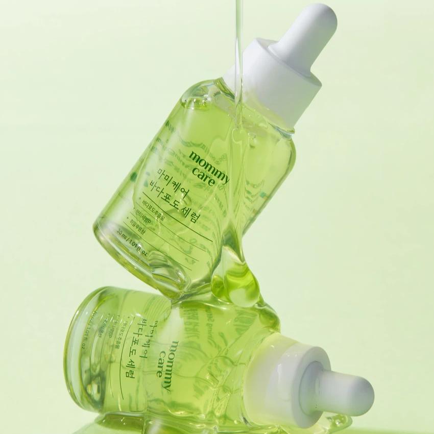 MOMMY CARE Meeresraupe Porenverfeinerndes Serum 30ml | Fucoidan Straffende Ampulle, K-Beauty