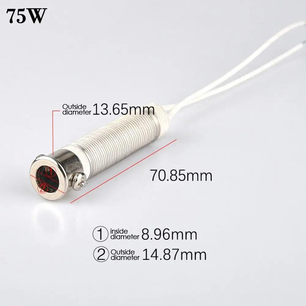 220V 75W100W150W200W300W500W Soldering Iron Core Heating Element Replacement Welding Tool Mica Externally Heating Core