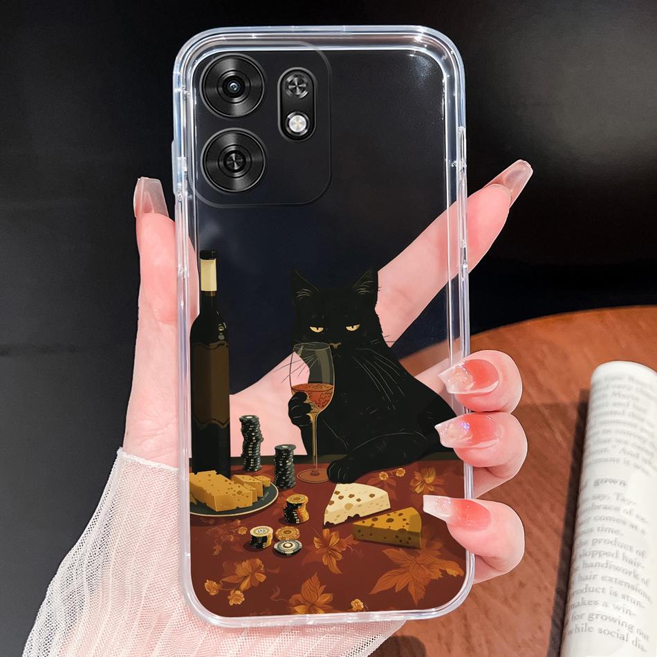 Phone Case For Honor Play 60A 5G Case Little Pig Phone Cover For Honor Play60A Soft Transparent Silicone Anti Drop TPU Slim Capa