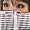 Doudou Sweet 5D Fluffy Eyelash Book: Natural Baby Curl, 240 Glue-Free Clusters