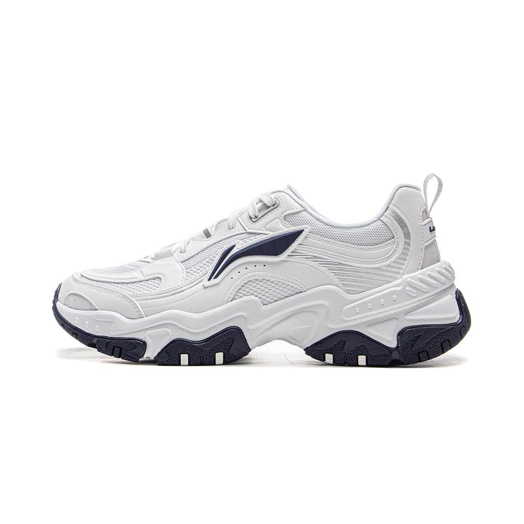 New LiNing Brown Sugar Anti-Slip Wear-Resistant Breathable Height Increasing Low-Top Casual Shoes Men's White AGCV127-3