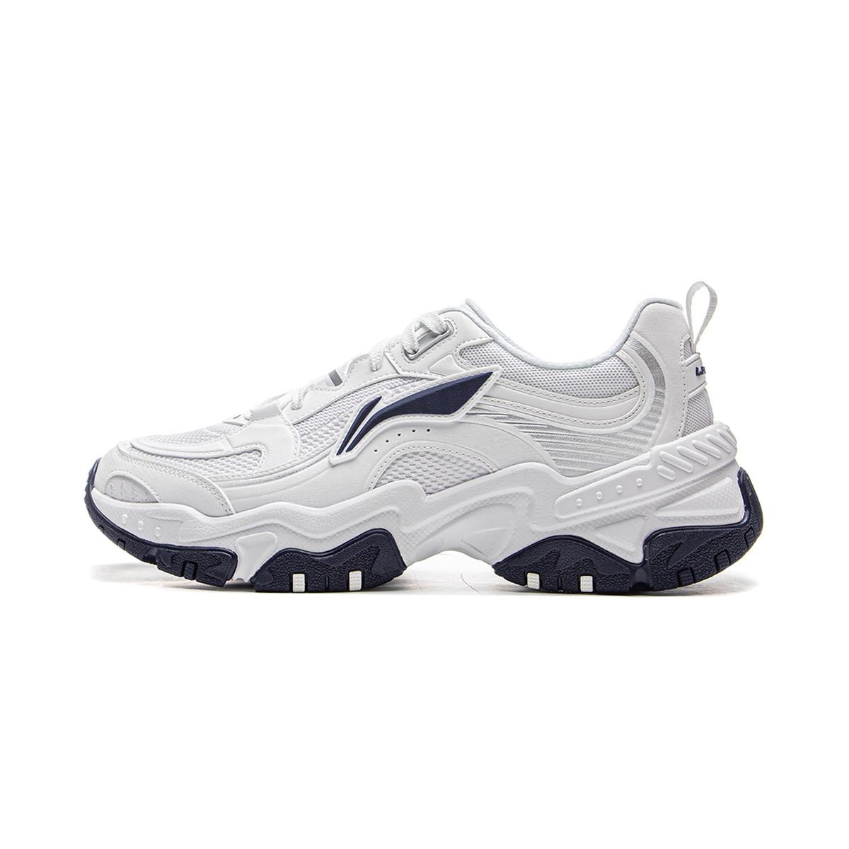 

LiNing Brown Sugar Anti-Slip Wear-Resistant Breathable Height Increasing Low-Top Casual Shoes Men s White 43