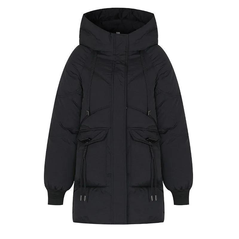 Ropa de Algodón Acolchada de Invierno, Estilo Occidental, Damas de Invierno, Chaquetas de Otoño e Invierno, Largo Medio