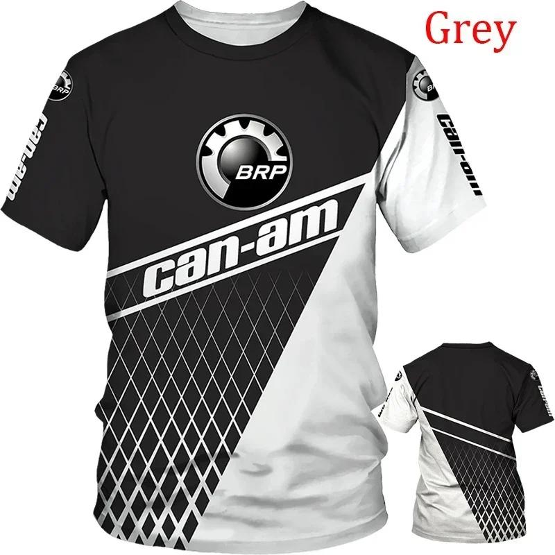 BRP Can-Am 3D Print Extreme Sports Quick-dry Breathable Men Moto Race T-shirt Table Tennis Team Training Jersey Short Sleeve Top