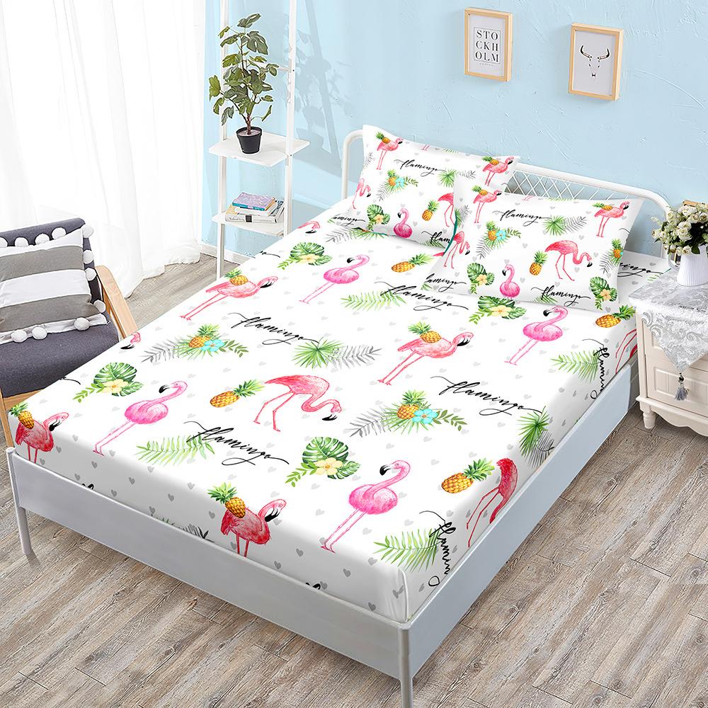 Animal Mattress Three-Piece Set, Bedspread, Pillowcase, Mattress Protective Cover, Dust-Proof And Non-Slip.